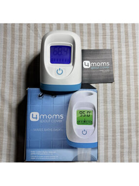 4moms Spout Cover Baby Bath Thermometer Digital Water Temperature Monitor Works
